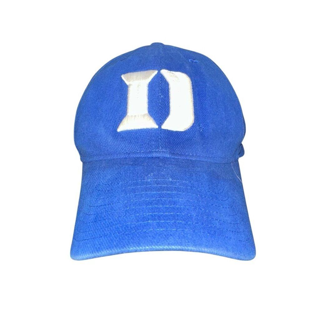 Duke University Blue Devils Hat Adjustable Blue Cotton Embroidered Adidas